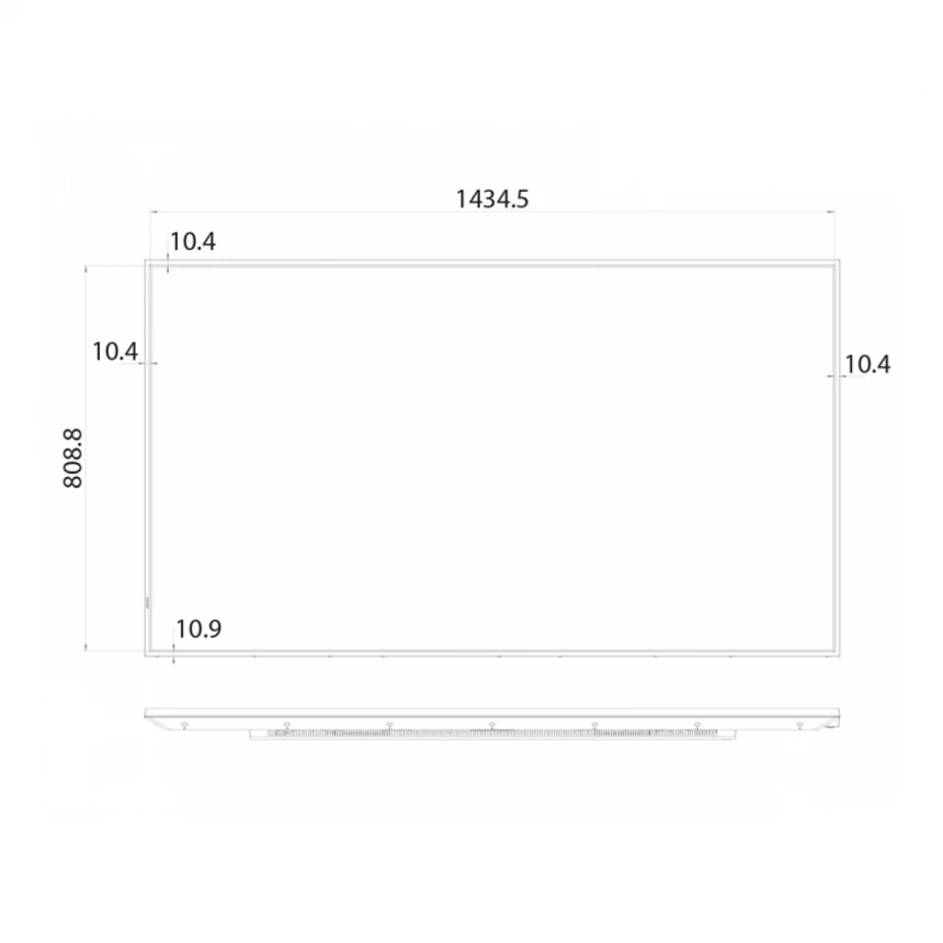 HISENSE 65 inča 65GM50D 4K UHD 500 nita Digital Signage Display - 18/7 Operation 