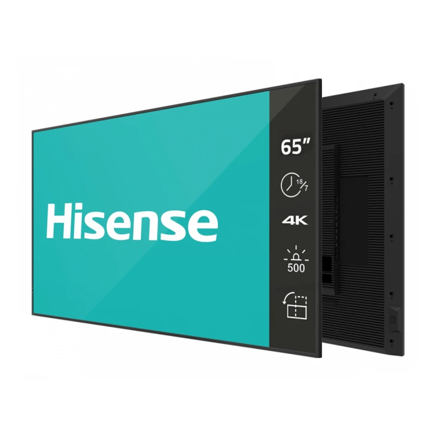 HISENSE 65 inča 65GM50D 4K UHD 500 nita Digital Signage Display - 18/7 Operation 