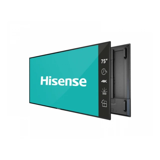 HISENSE 75 inča 75B4E30T 4K UHD 500 nita Digital Signage Display - 18/7 Operation 