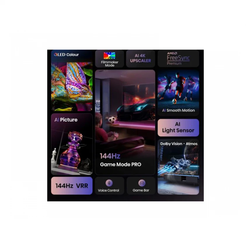 HISENSE 85 inča 85E7Q PRO QLED 4K UHD Smart TV 