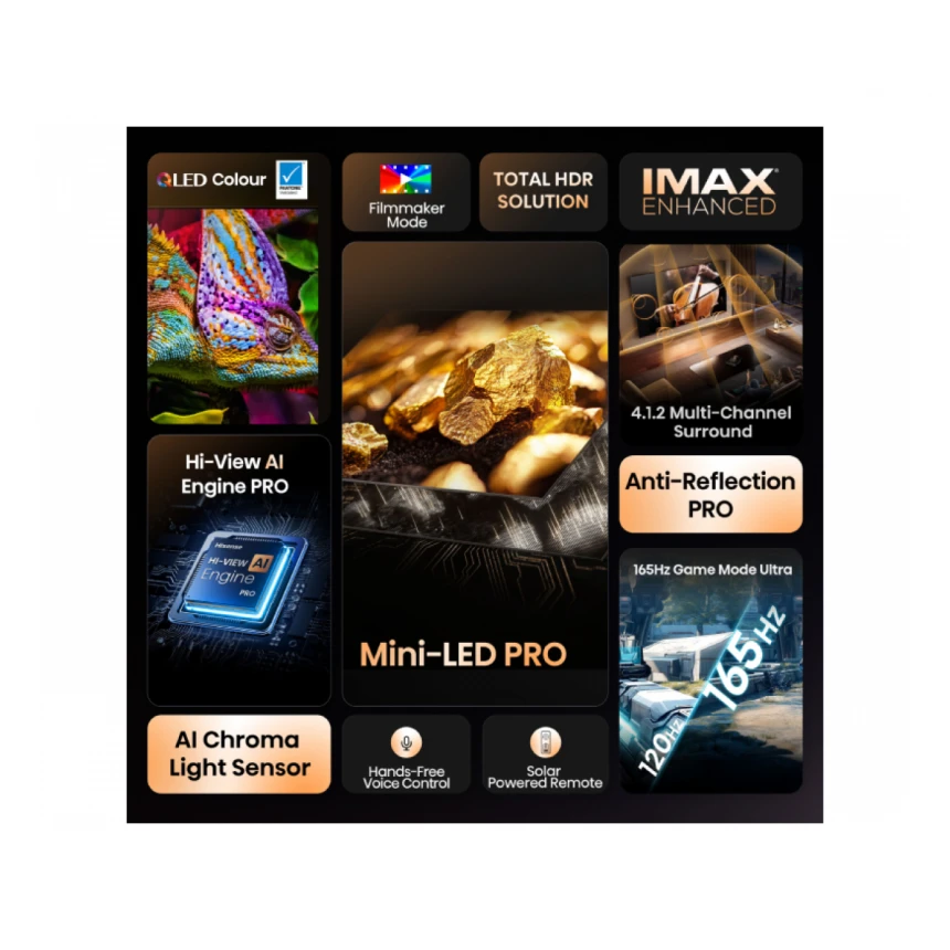 HISENSE 85 inča 85U8Q ULED Mini-LED 4K UHD Smart TV 