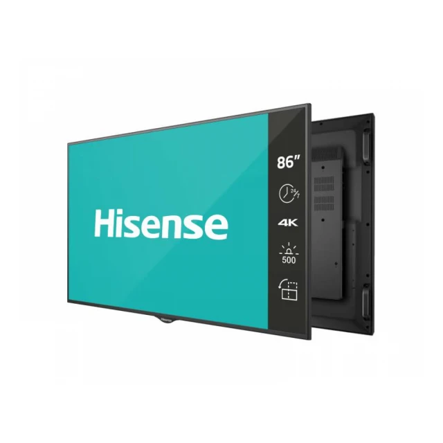 HISENSE 86 inča 86BM66AE 4K UHD 500 nita Digital Signage Display - 24/7 Operation 