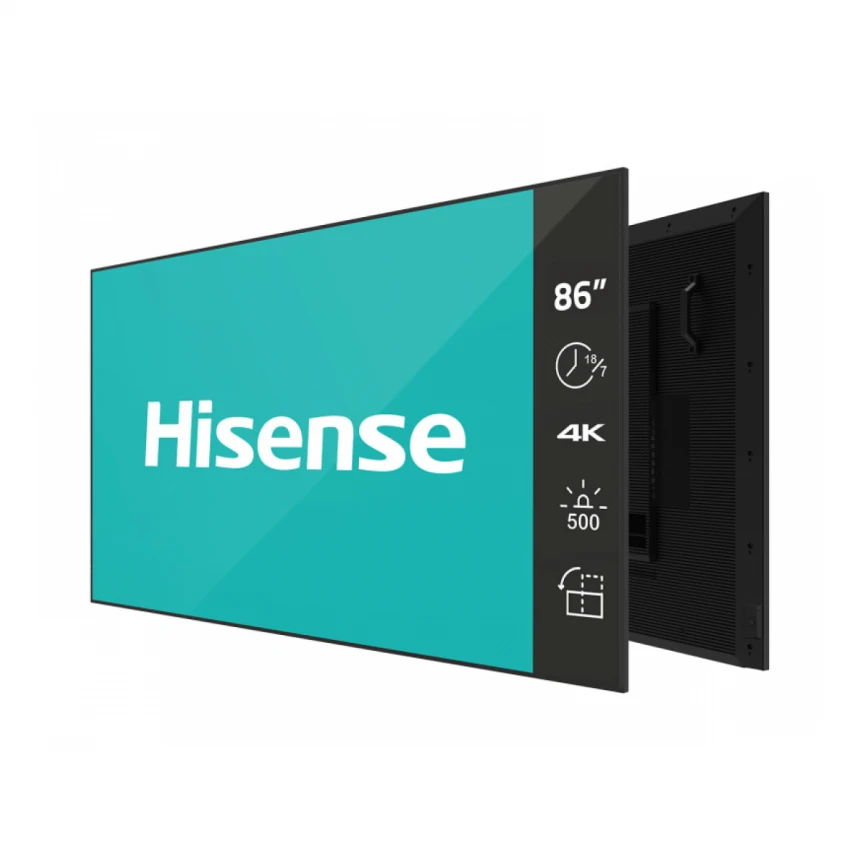 HISENSE 86 inča 86GM50D 4K UHD 500 nita Digital Signage Display - 18/7 Operation 