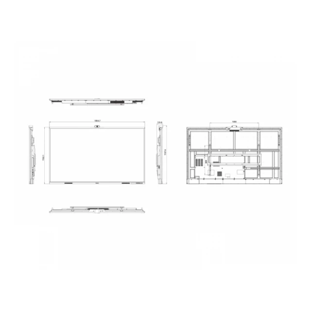 HISENSE 86 inča 86WM6FE 4K UHD LED 400 nita Interactive Display sa kamerom 