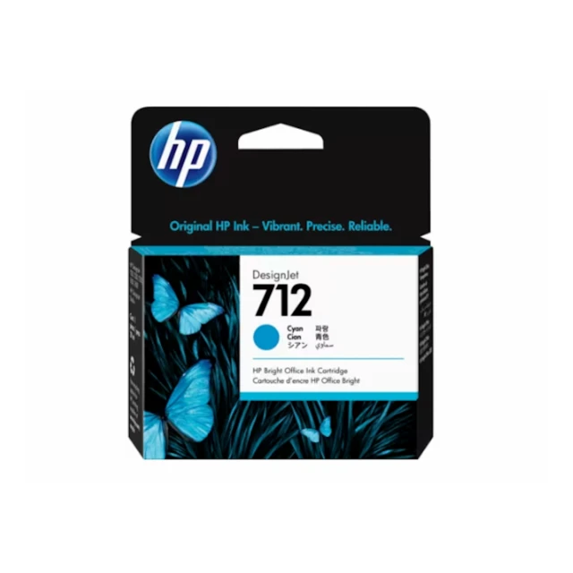 HP 712 29-ml Cyan DesignJet Ink Cartridge