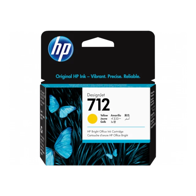 HP 712 29-ml Yellow DesignJet Ink Cartridge