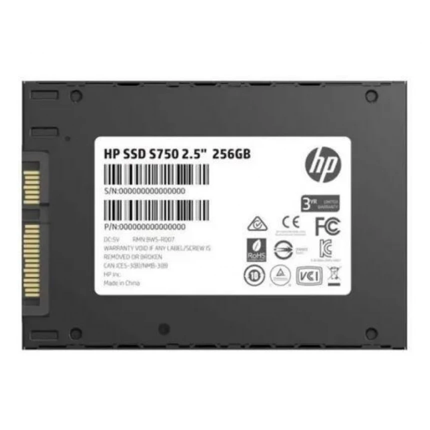 HP SSD SATA 3 2.5" S750 256GB (16L52AA)