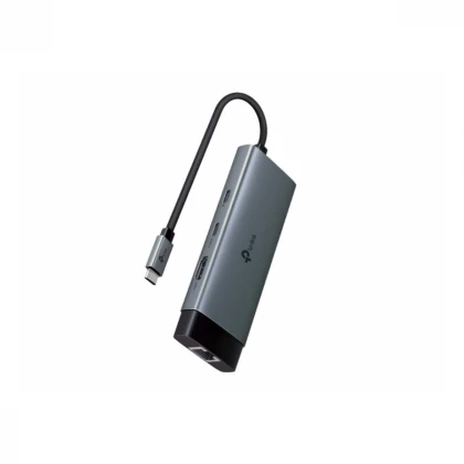 Hub TP-LINK UH6120C USB Type-C 6-Port Hub/1×USB-C/1× HDMI 4K 60Hz Port/1  USB-C PD 100W Port/1× RJ4