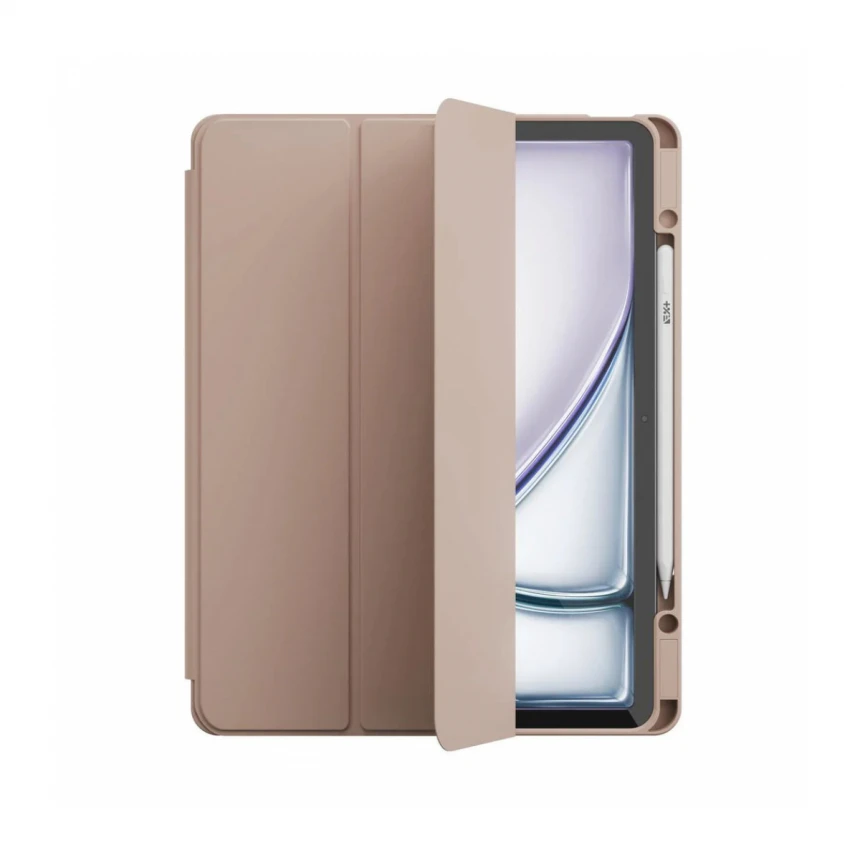 Husa de protectie Next One Rollcase pentru iPad Air 13 M2, cu suport pentru stilou, Roz