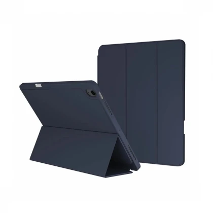 Husa de protectie Next One Rollcase pentru iPad Air 13 M2, cu suport pentru stilou, Albastru
