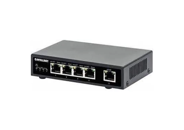 Intellinet Switch 5-Port Neupravljiv Gigabit Ethernet PoE+