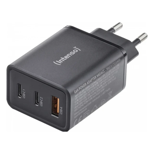 Intenso Power Adapter W65ACC GaN Black
