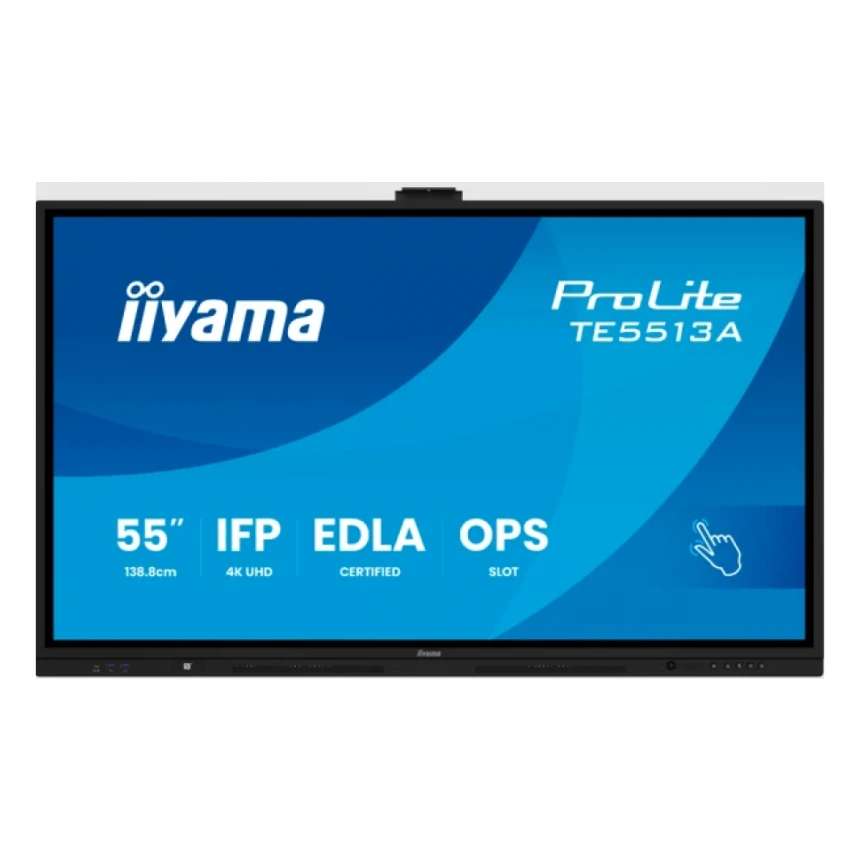 Interaktivni ekran 55" Iiyama TE5513A-B3AG IPS 3840x2160/Android 14/8ms/HDMI/DP