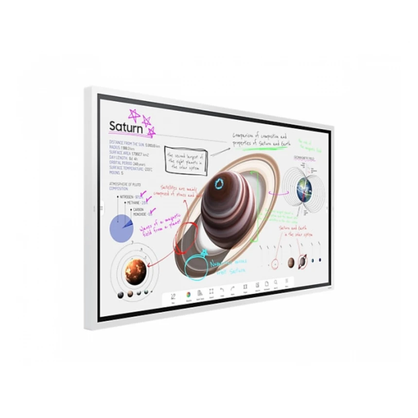 Interaktivni ekran 65" Samsung Flip Pro LH65WMBWBGC VA 4K UHD/Tizen 6.5/60Hz/8ms