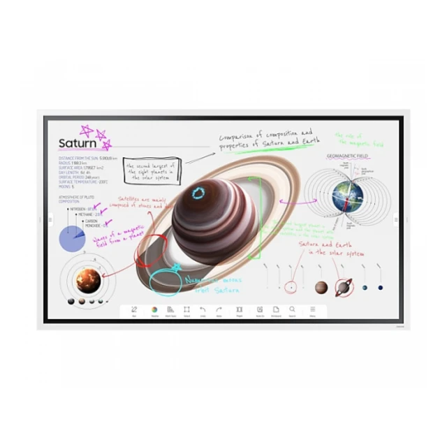 Interaktivni ekran 65" Samsung Flip Pro LH65WMBWBGC VA 4K UHD/Tizen 6.5/60Hz/8ms