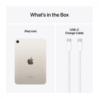 iPad mini Wi-Fi 128GB - Starlight (A17 Pro)
