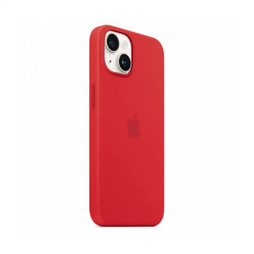 iPhone 14 Silicone Case sa MagSafe-om - (PRODUCT)RED