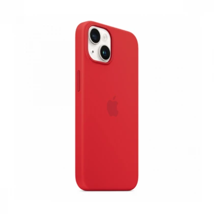 iPhone 14 Silicone Case sa MagSafe-om - (PRODUCT)RED