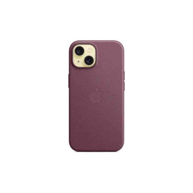 iPhone 15 FineWoven Case sa MagSafe-om - Mulberry