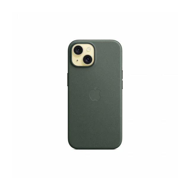 iPhone 15 FineWoven Case sa MagSafe-om - Evergreen