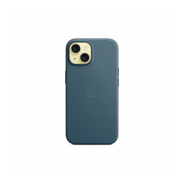 iPhone 15 FineWoven Case sa MagSafe-om - Pacific Blue