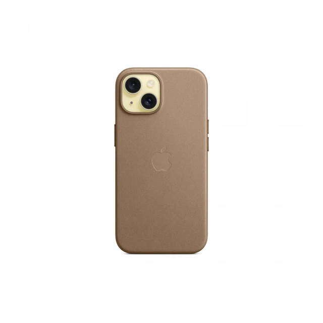 iPhone 15 FineWoven Case sa MagSafe-om - Taupe