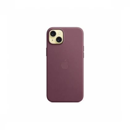 iPhone 15 Plus FineWoven Case sa MagSafe-om - Mulberry