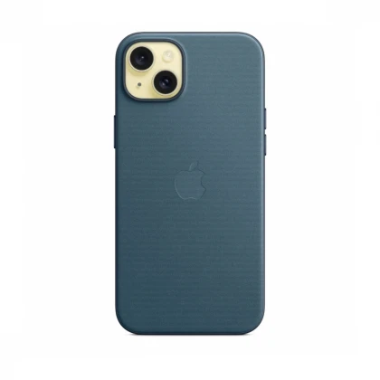 iPhone 15 Plus FineWoven Case sa MagSafe-om - Pacific Blue