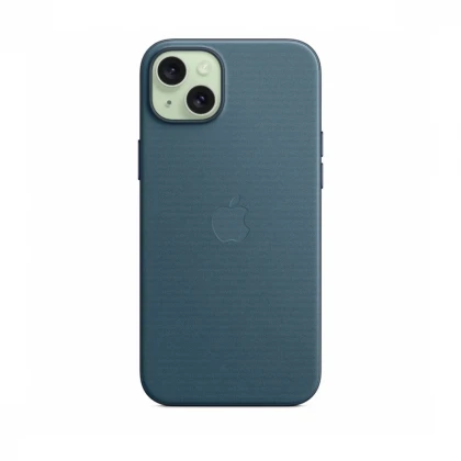 iPhone 15 Plus FineWoven Case sa MagSafe-om - Pacific Blue
