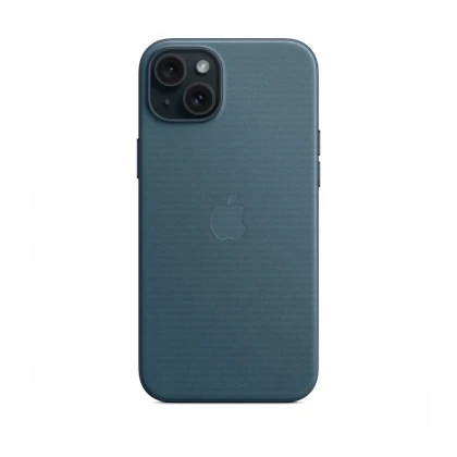 iPhone 15 Plus FineWoven Case sa MagSafe-om - Pacific Blue