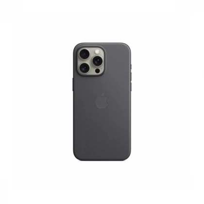 iPhone 15 Pro Max FineWoven Case sa MagSafe-om - Black