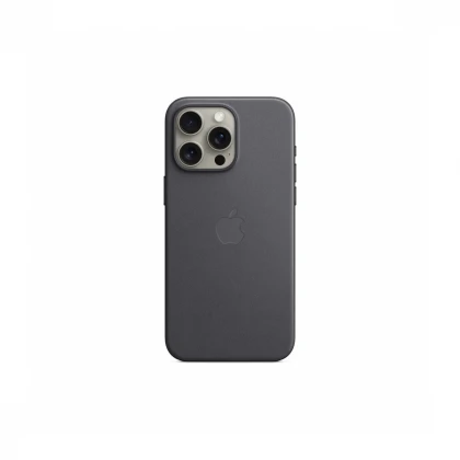 iPhone 15 Pro Max FineWoven Case sa MagSafe-om - Black
