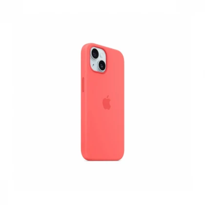 iPhone 15 Silicone Case sa MagSafe-om - Guava