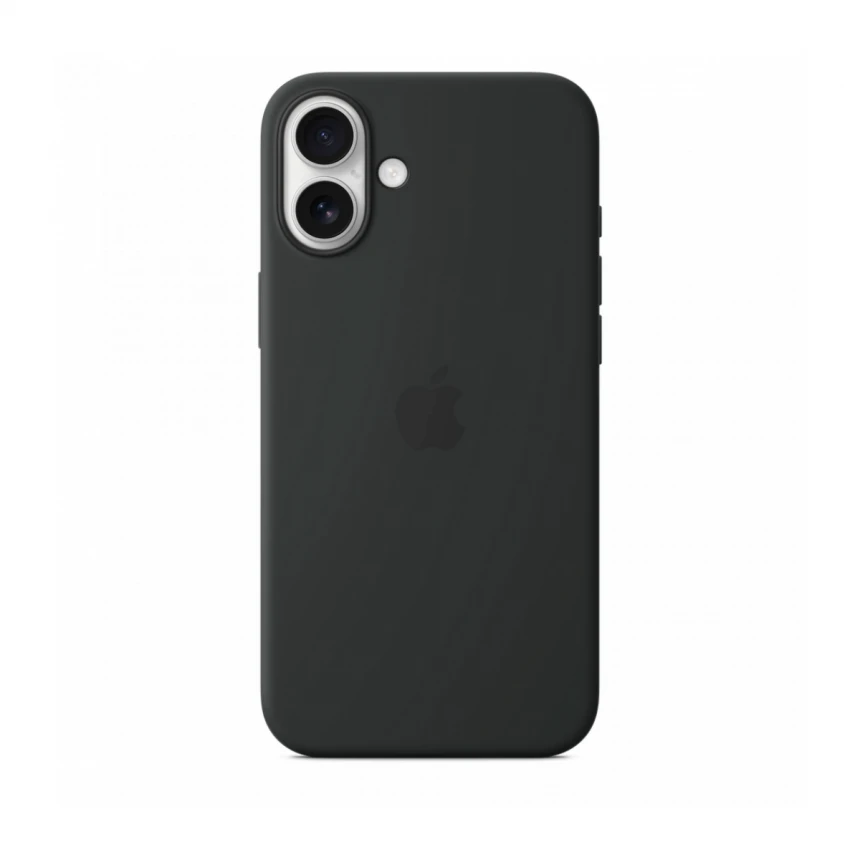 iPhone 16 Plus Silicone Case sa MagSafe-om - Black