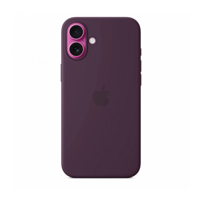 iPhone 16 Plus Silicone Case sa MagSafe-om - Plum