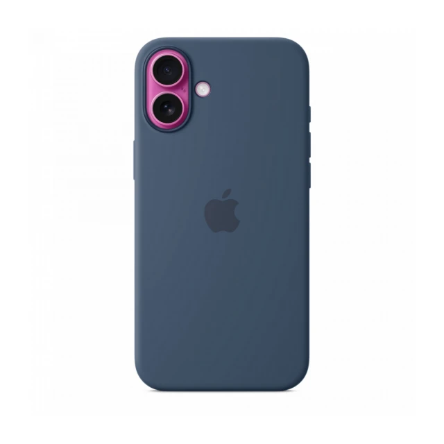 iPhone 16 Plus Silicone Case sa MagSafe-om - Denim