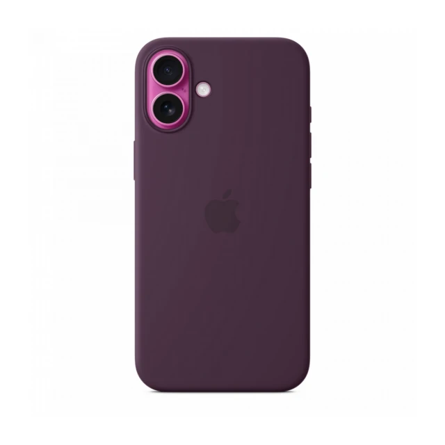iPhone 16 Plus Silicone Case sa MagSafe-om - Plum
