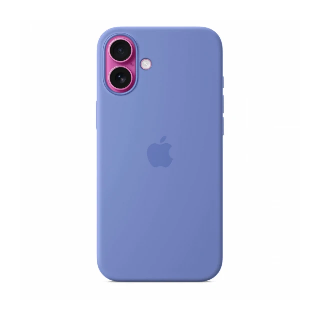 iPhone 16 Plus Silicone Case sa MagSafe-om – Periwinkle