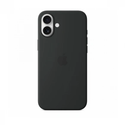 iPhone 16 Plus Silicone Case sa MagSafe-om - Black
