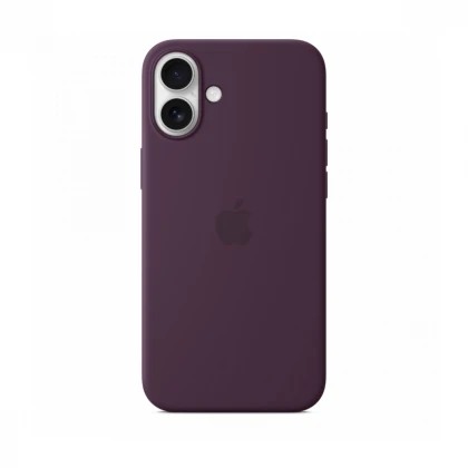 iPhone 16 Plus Silicone Case sa MagSafe-om - Plum