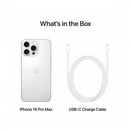 iPhone 16 Pro Max 256GB White Titanium