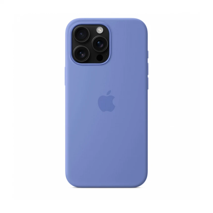 iPhone 16 Pro Max Silicone Case sa MagSafe-om – Periwinkle