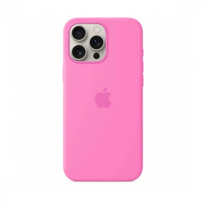 iPhone 16 Pro Max Silicone Case sa MagSafe-om – Peony