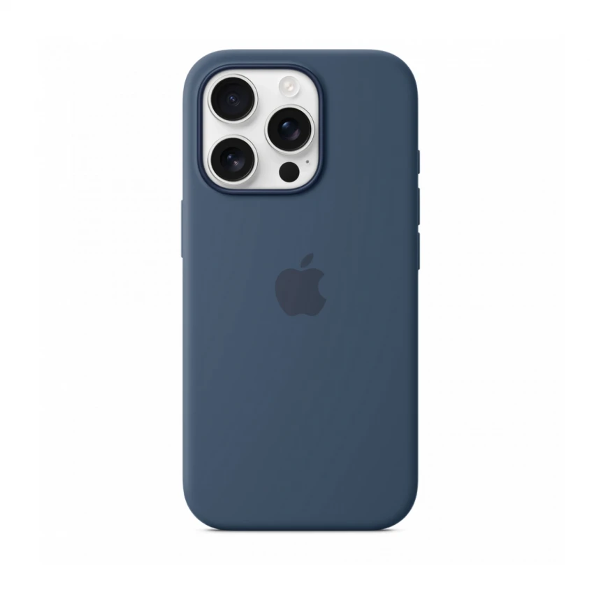 iPhone 16 Pro Silicone Case sa MagSafe-om - Denim