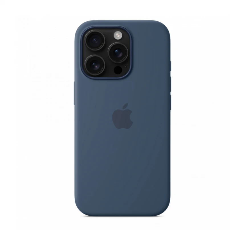 iPhone 16 Pro Silicone Case sa MagSafe-om - Denim