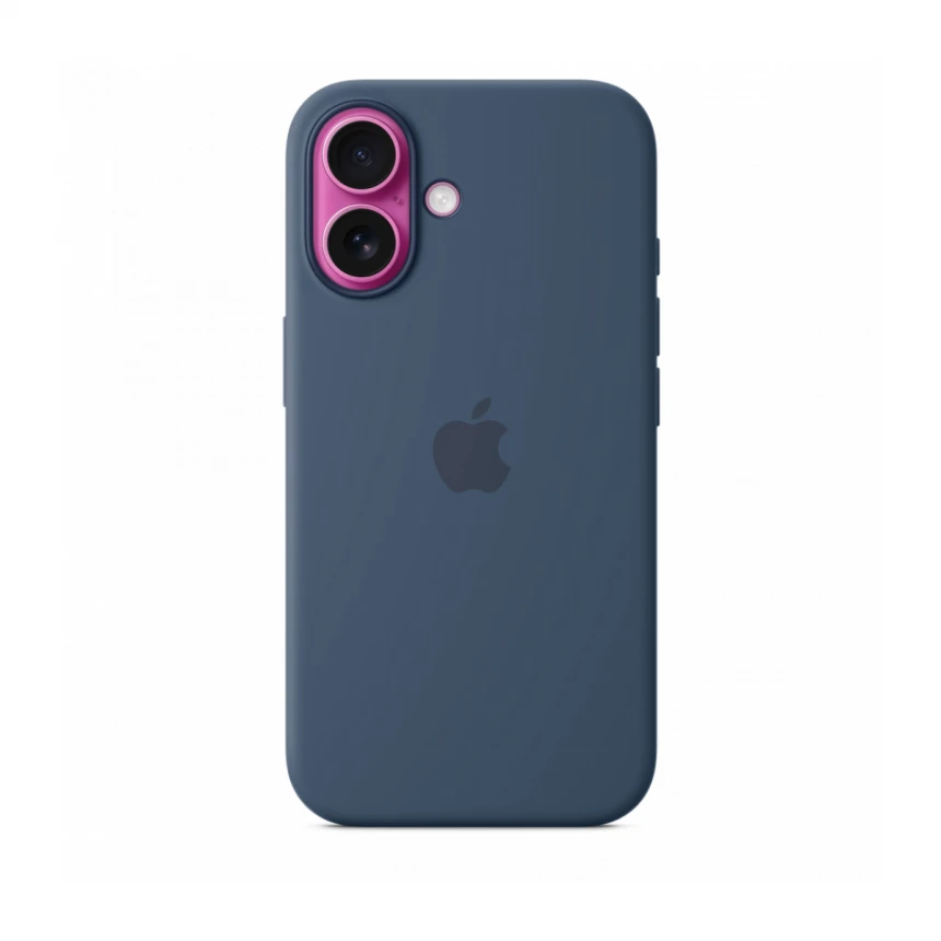 iPhone 16 Silicone Case sa MagSafe-om - Denim