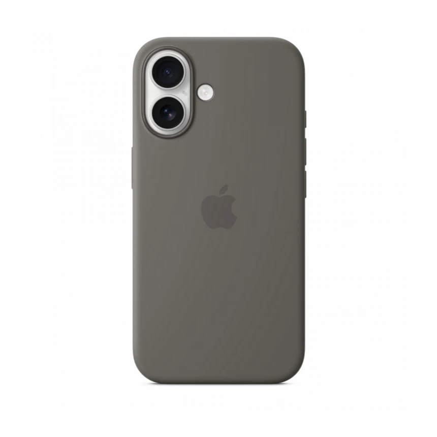 iPhone 16 Silicone Case sa MagSafe-om - Stone Grey