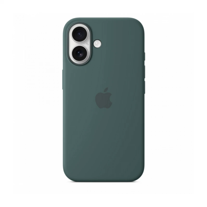 iPhone 16 Silicone Case sa MagSafe-om - Lake Green