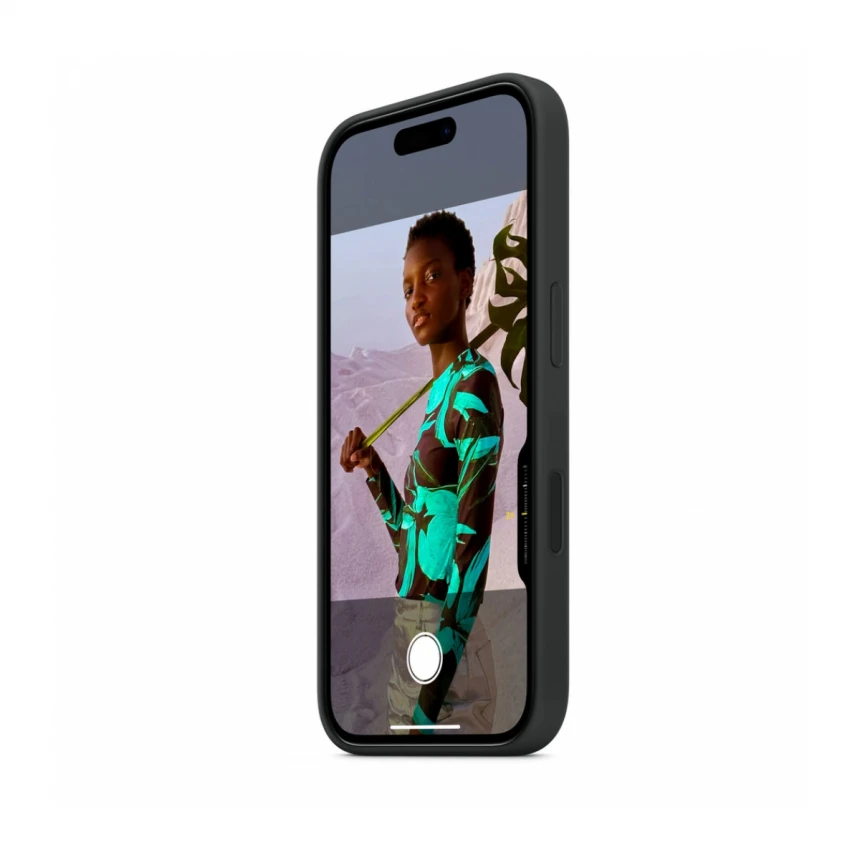 iPhone 16 Silicone Case sa MagSafe-om – Tangerine