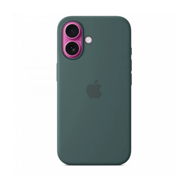 iPhone 16 Silicone Case sa MagSafe-om - Lake Green